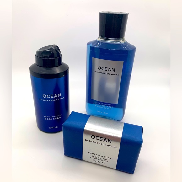 Bath & Body Works Grooming S Bath Body Works Ocean Mens Collection Trio Set Nip Poshmark